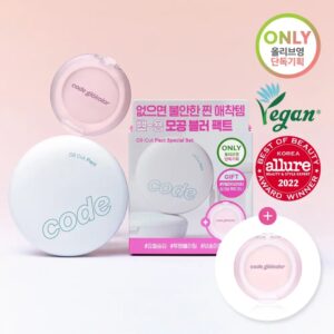 CODE GLOKOLOR Oil Cut Pact Set (+Pink beam)