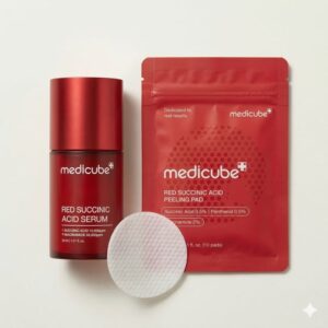 medicube Red Acne Succinc Acid Serum (+Peeling 10pads)