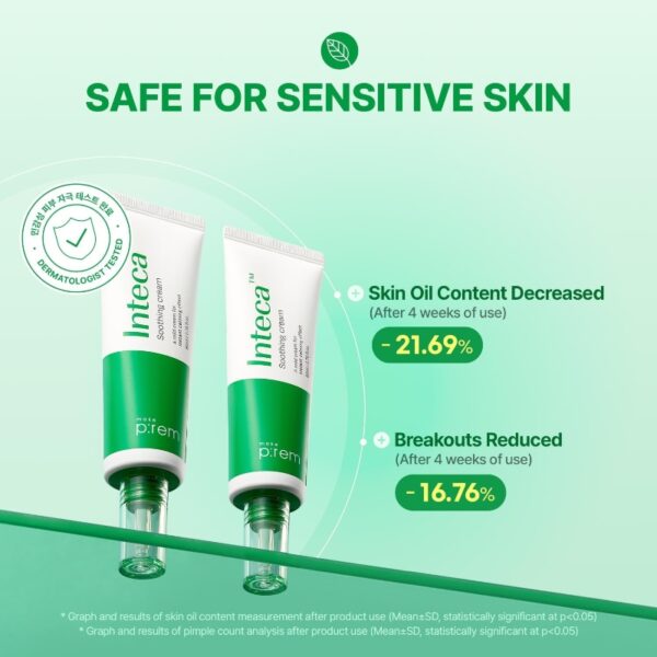 Inteca Cream makeprem Inteca Soothing Cream 50ml Set (+Cream 31ml ) – PINKLAND