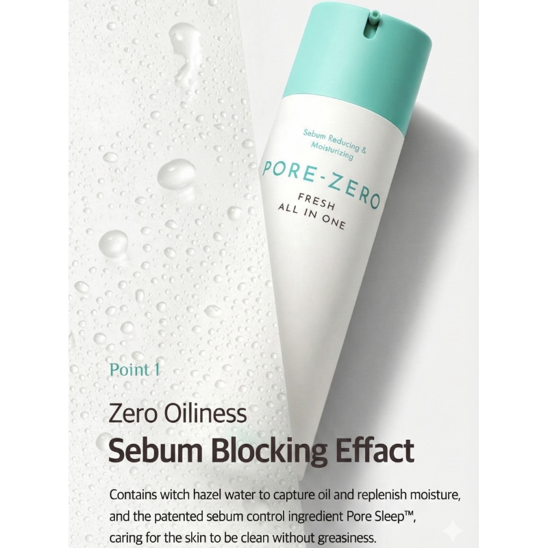 OBge Pore Zero Fresh All In One 150ml Set (+30ml) - Image 4