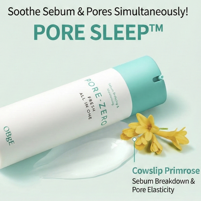 OBge Pore Zero Fresh All In One 150ml Set (+30ml) - Image 6