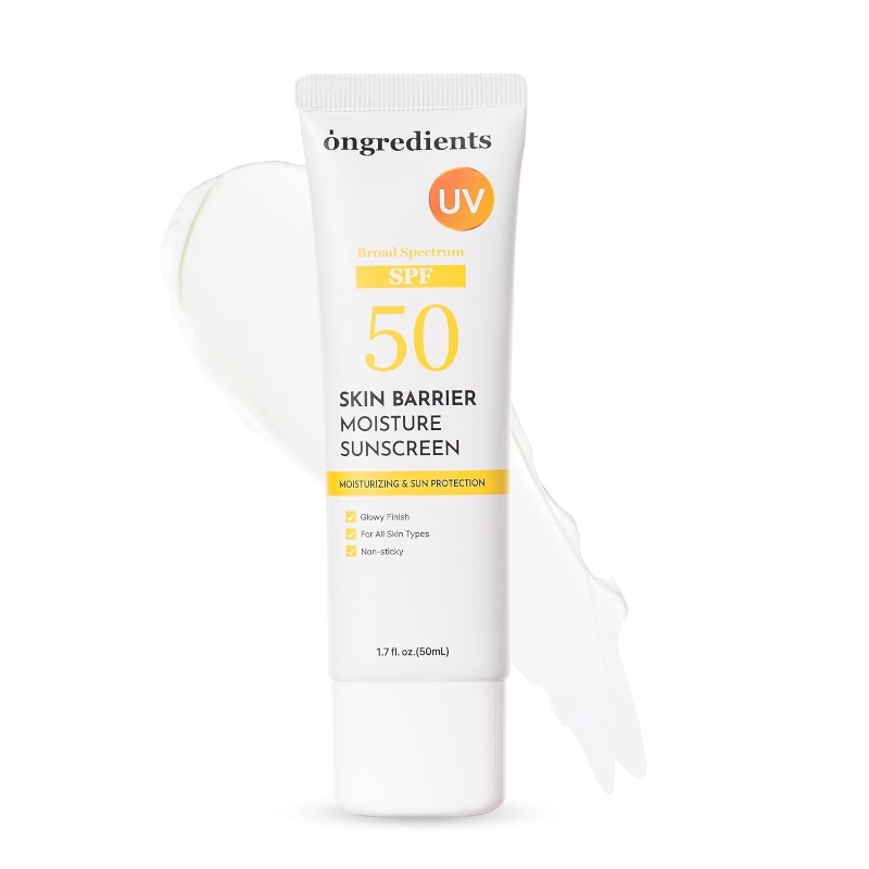 ongredients Skin Barrier Moisture Sun Cream SPF 50+PA++++ 50ml Set (+20ml) - Image 2