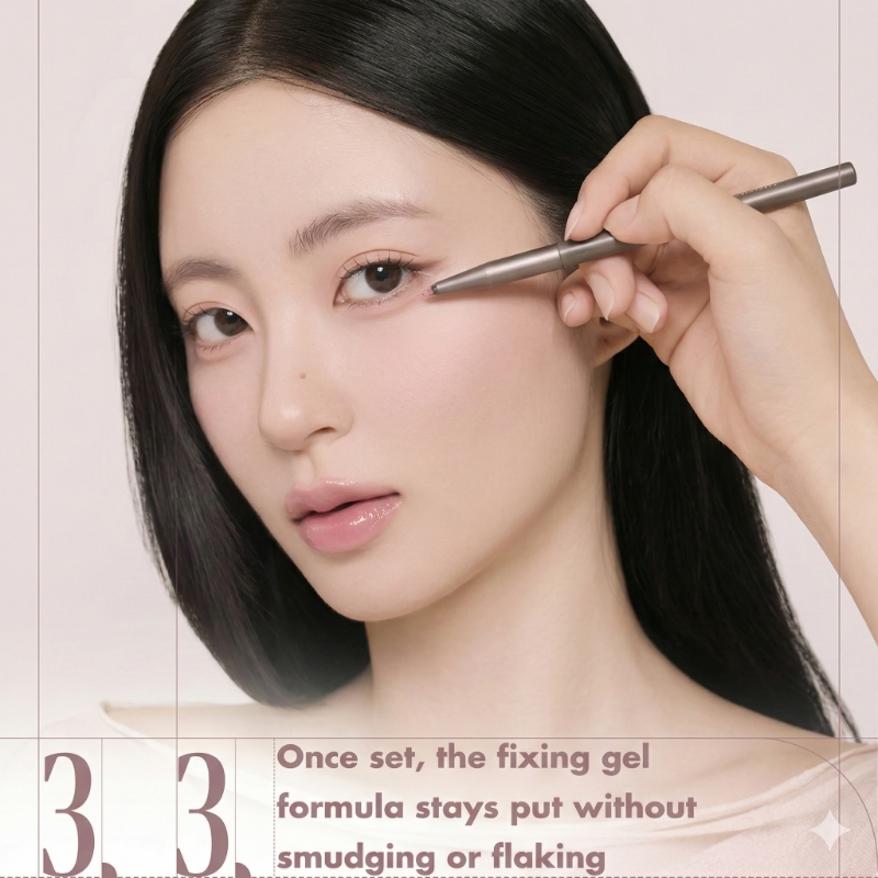 ROM&ND Hanall Eyepot Liner Set (+Volume Brush 1p+ Line Brush 1p) - Image 14