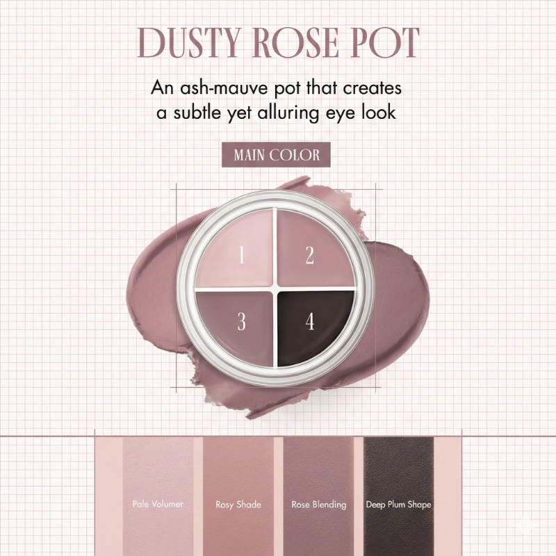 ROM&ND Hanall Eyepot Liner Set (+Volume Brush 1p+ Line Brush 1p) - Image 7