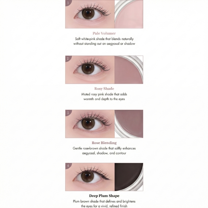 ROM&ND Hanall Eyepot Liner Set (+Volume Brush 1p+ Line Brush 1p) - Image 8