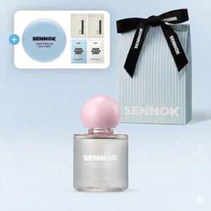 Sennok Glossy Everyday Hair Oil Gift Set [#Sleeping Rose] (+Solid Perfume Keyring + Shachet 4p)