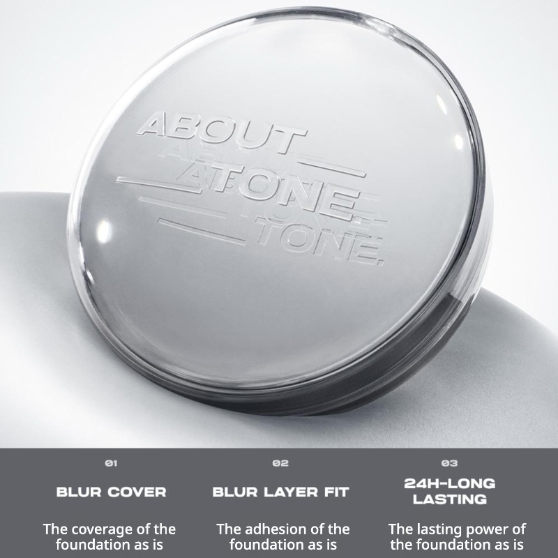 ABOUT_TONE Skin Layer Fit Cushion Set (+Refill, Spatula) - Image 4