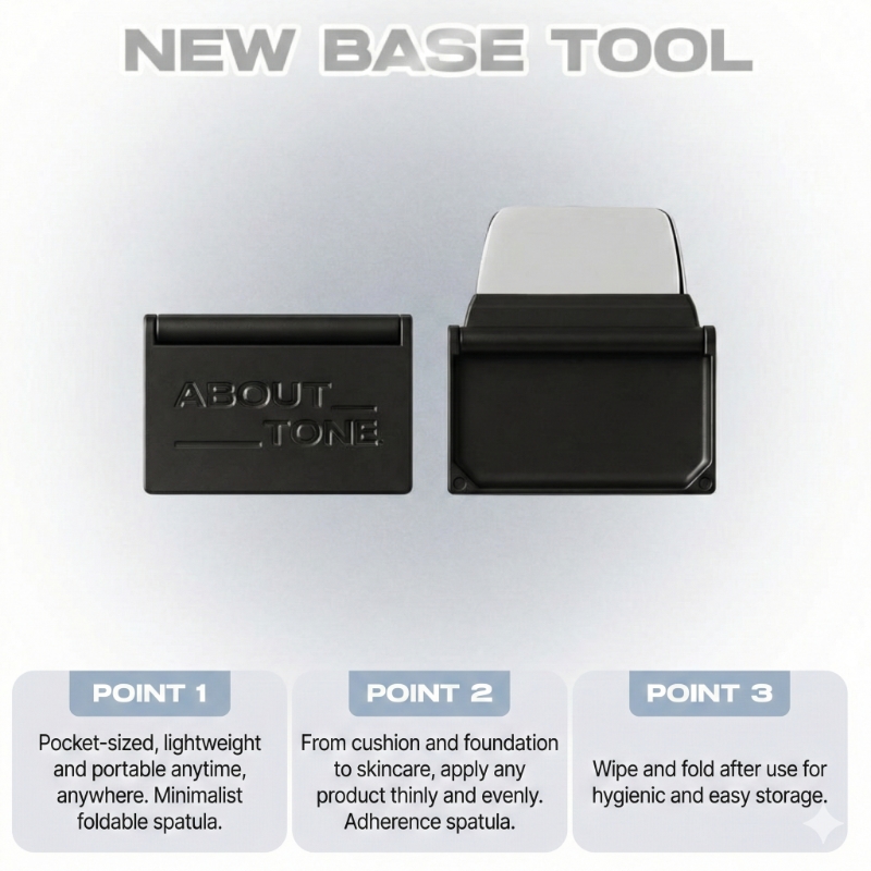 ABOUT_TONE Skin Layer Fit Cushion Set (+Refill, Spatula) - Image 3