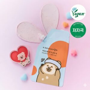 a solution Heartleaf + Calamine Wash-Off Mask