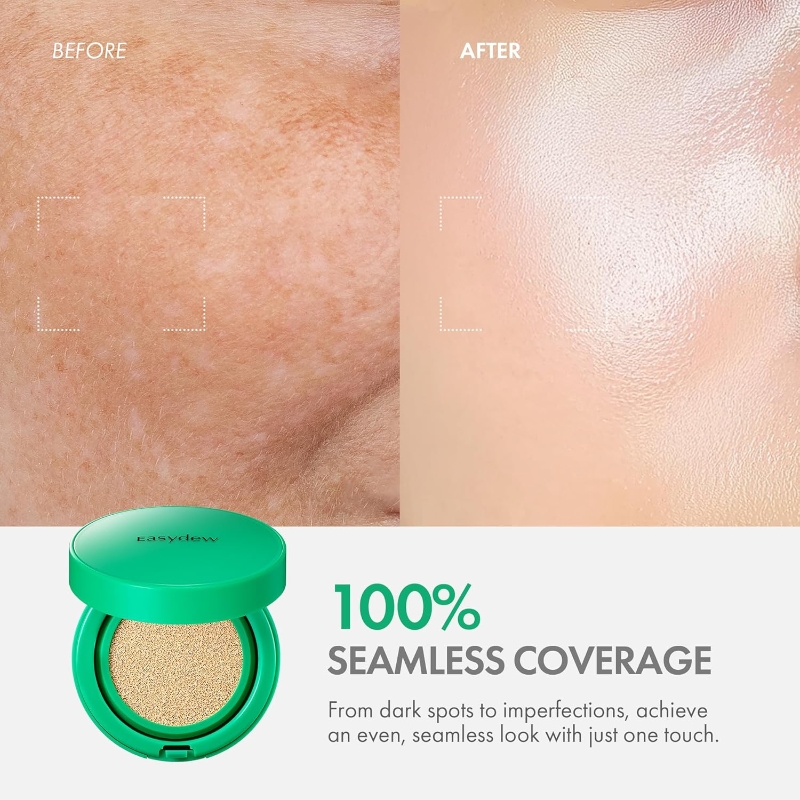 easydew Mela B Toning Ampoule Cushion Set #21 Natural (+Miniature Cushion mini) - Image 3