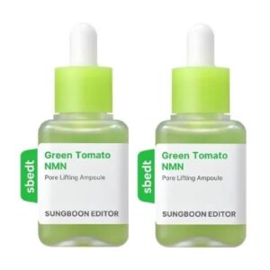 SUNGBOON EDITOR Green Tomato NMN Pore Lifting Ampoule 40ml Double Pack