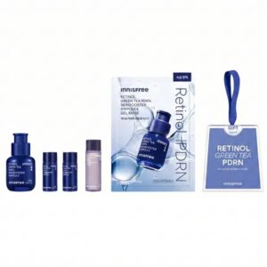 INNISFREE Retinol Green Tea PDRN Skin Booster Ampoule 50ml Special Set