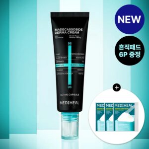 MEDIHEAL Madecassoside Derma Cream 50ml Set (+Madecassoside Pad 2P*3ea)