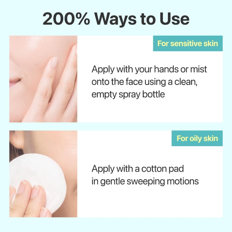 numbuzin No. 1 Calming Herb Toner 300mL Special Set (+10 Toner Pads) - Image 3