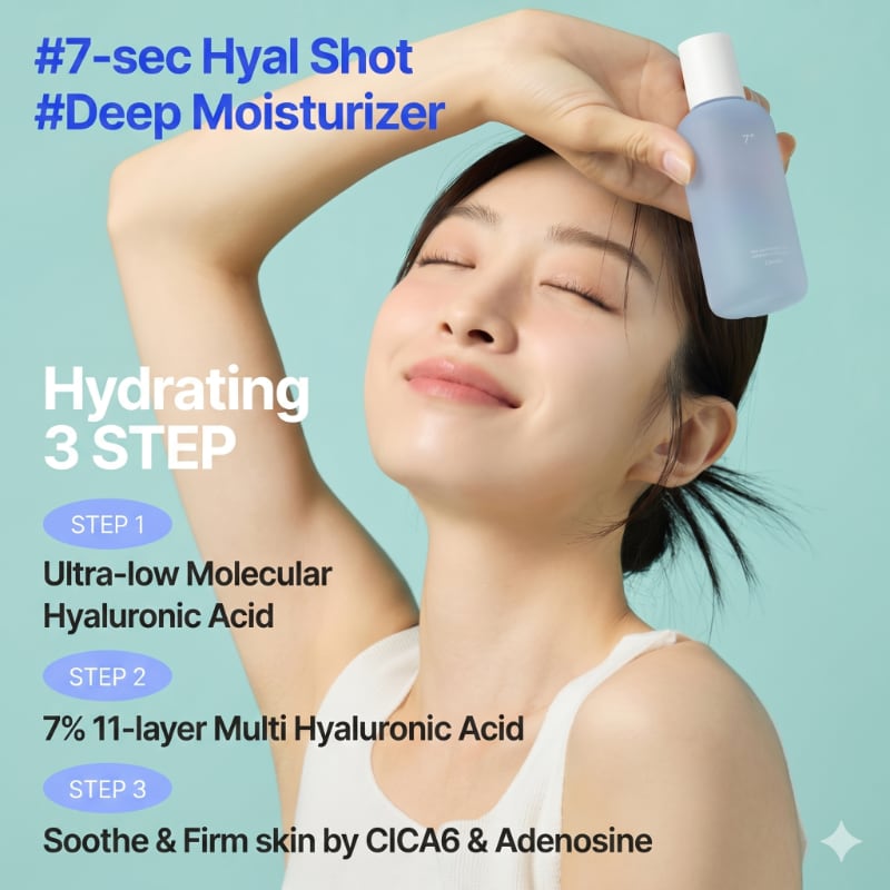 Oearth Triple Layer HyaluronCica 7sec Serum in Ampoule 105mL Speical Set (+15ml) - Image 2