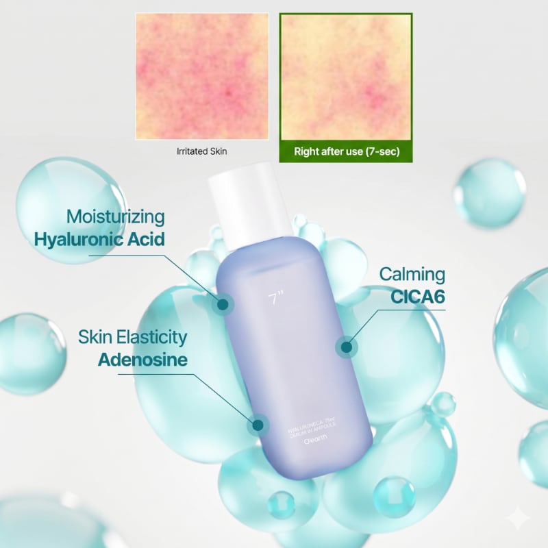 Oearth Triple Layer HyaluronCica 7sec Serum in Ampoule 105mL Speical Set (+15ml) - Image 4