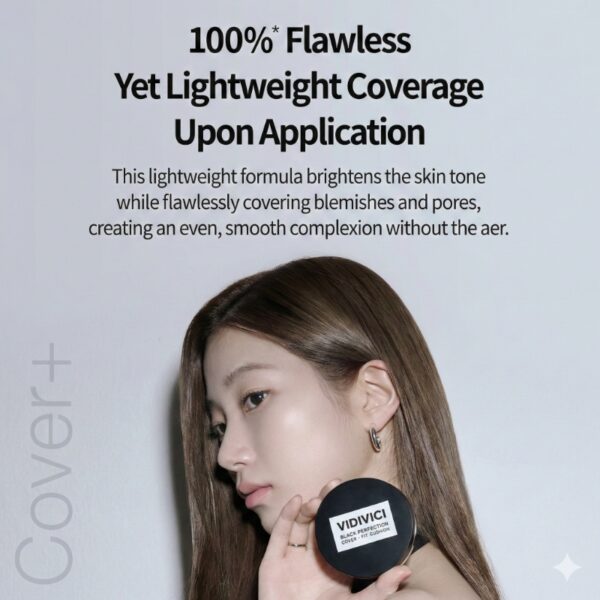 VIDIVICI Black Perfection Cover Fit Cushion Set (+Refill) - Image 3