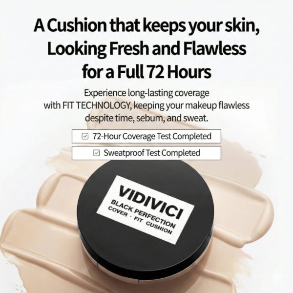 VIDIVICI Black Perfection Cover Fit Cushion Set (+Refill) - Image 4