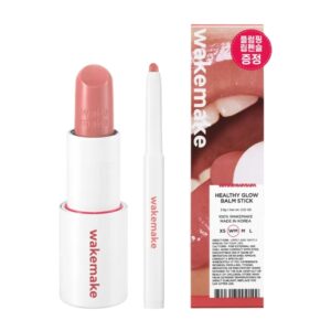 WAKEMAKE Healthy Glow Balm Stick Set (+Plumping Lip Pencil)