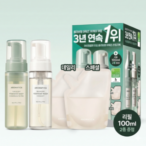 AROMATICA Pure & Soft Feminine Wash 170ml Duo Set (+Daily Refill, Special Refill)