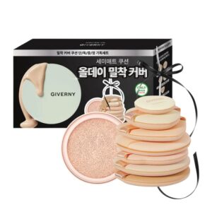 Giverny Milchak Cover Cushion Set (+Refill +Puff 7ea+ Ribbon Candle)