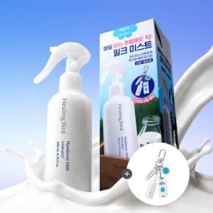 Healingbird Hyaluron Milk Hair Mist 200ml Set (+Milk Mist 31ml, Sticker, Keycap Keyring)