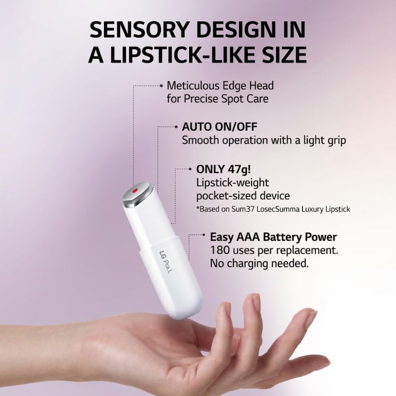 LG Pra.L Super form Galvanic Booster #Pink (+ Vita &Linkle Serum + Keyring)(Korean Ver) - Image 3