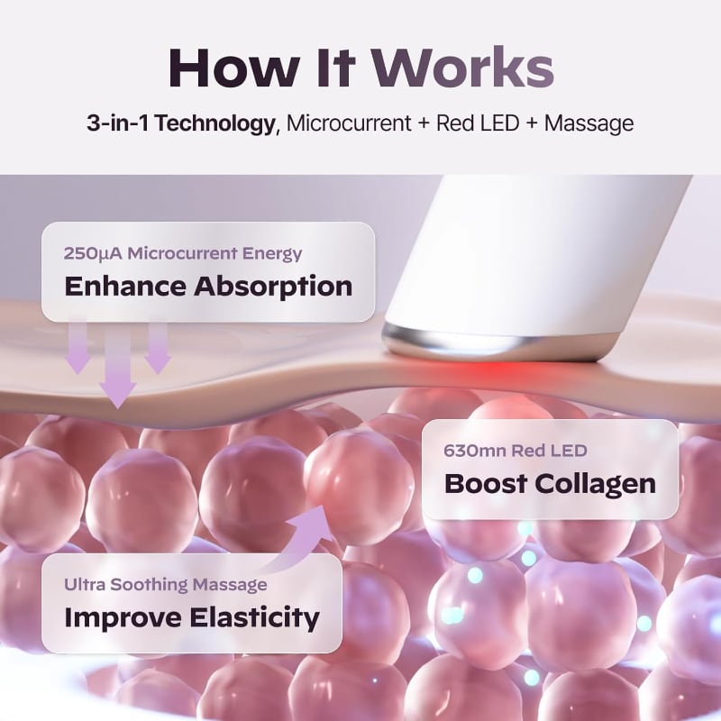 LG Pra.L Super form Galvanic Booster #Pink (+ Vita &Linkle Serum + Keyring)(Korean Ver) - Image 7