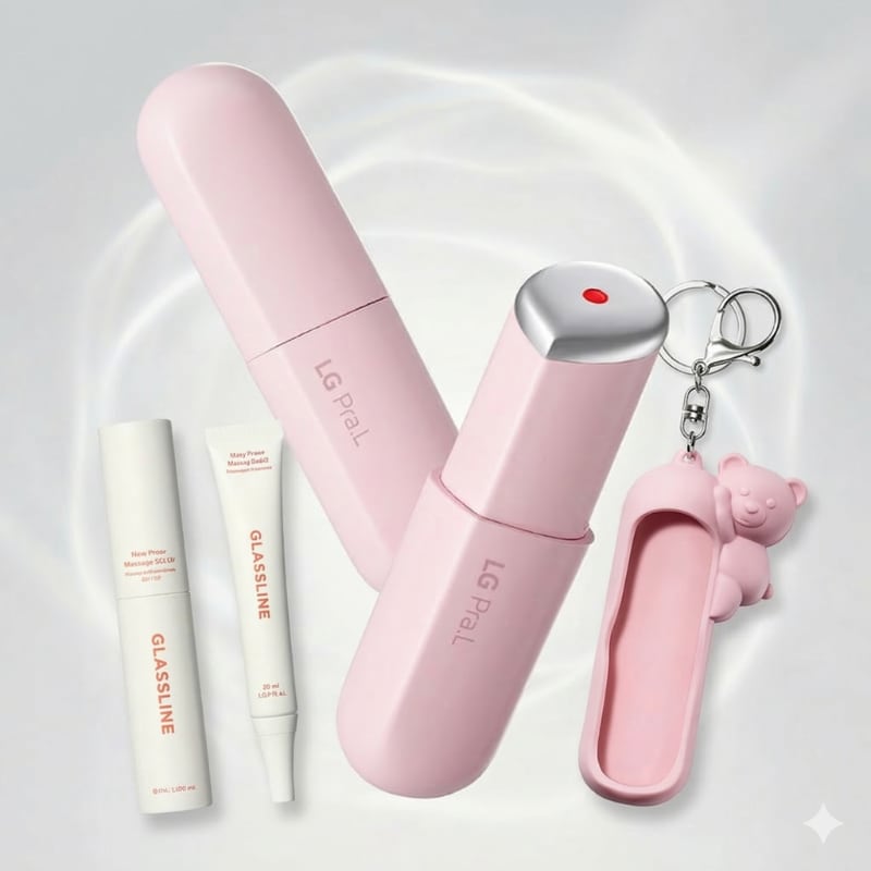 LG Pra.L Super form Galvanic Booster #Pink (+ Vita &Linkle Serum + Keyring)(Korean Ver)