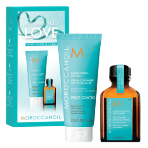 Moroccanoil Frizz Control Smoothing Lotion Set (+Original Treatment)