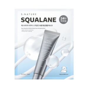 S.NATURE Aqua Squalane Moisturizing Cream Wrapping Mask [10 masks]