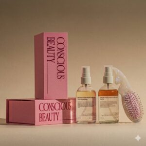 Toun28 Mindful Hair Perfume Mist 100ml Gift Set [#ST.Rose] (+ Ritual Nacre Guasha Hair Brush )