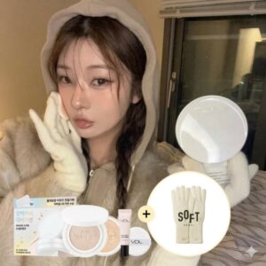 VDL CoverStain High Cover Cuhion Set [#2 Colors] (+Refill +Glove+ Rose PDRN)