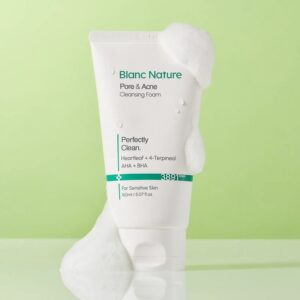 Blanc Nature Mousse Nettoyante Cleansing Foam (+Tea Tree oil Roll on)
