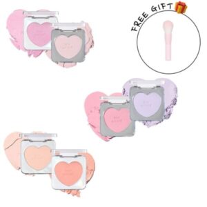 ETUDE Heart Pop Blusher Set [#8 Colors] (+Brush)
