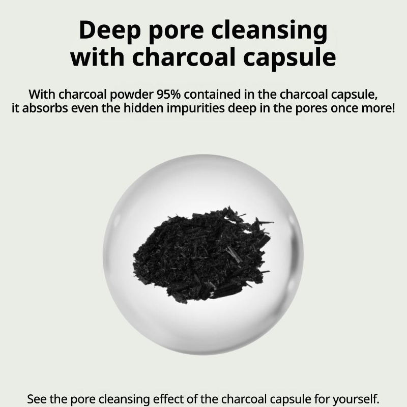 Abib Pore Clay Pack Cleanser Heartleaf Charcoal Foam 120ml Set (+ 30ml) - Image 4