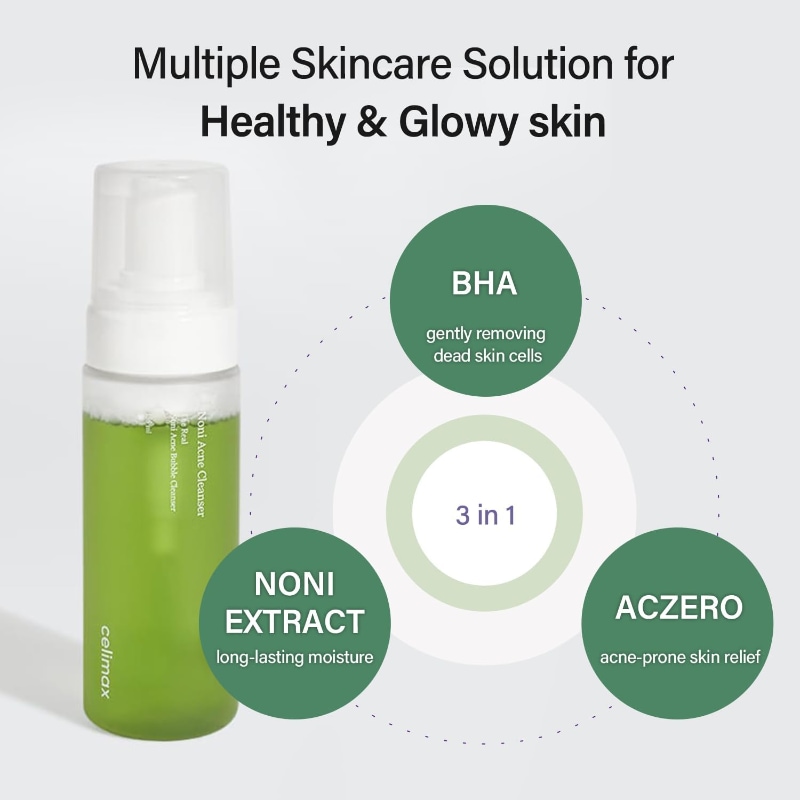 celimax The Real Noni Acne Bubble Cleanser - Image 2