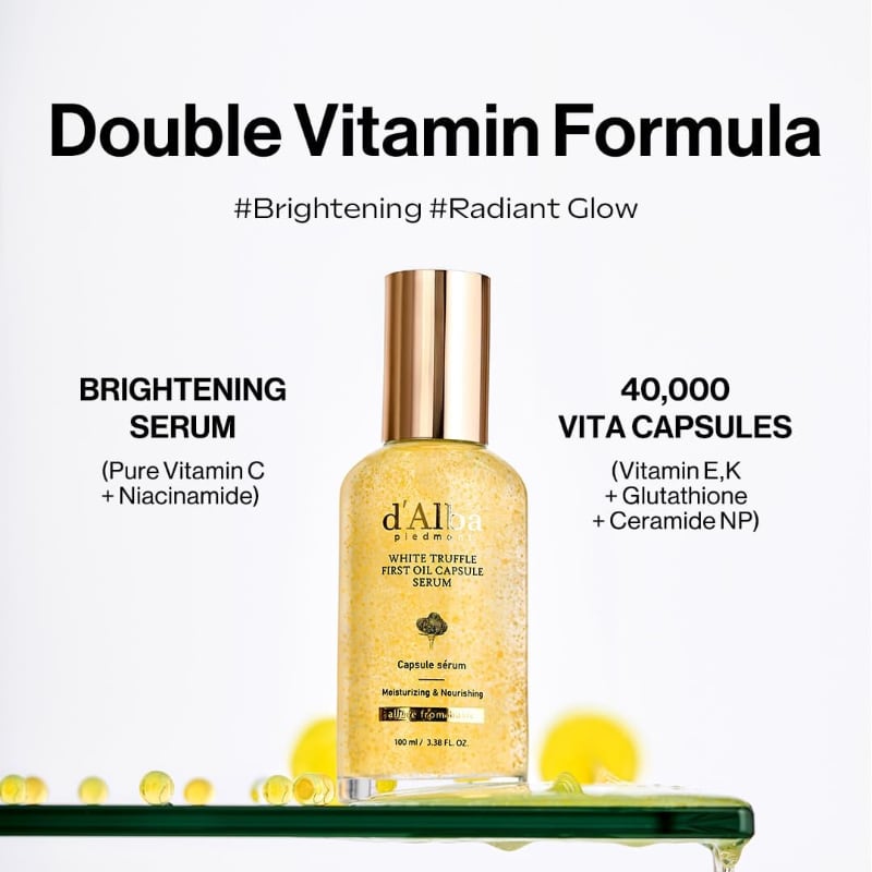 d'Alba White Truffle Oil Capsule Serum 100ml - Image 4