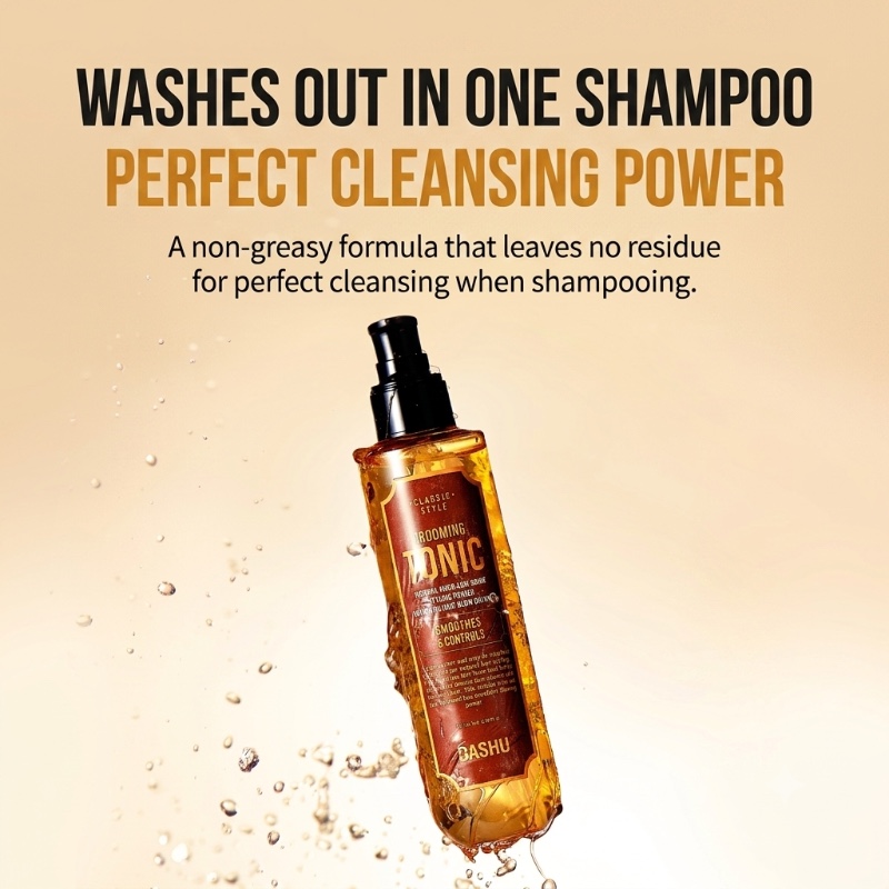 DASHU Classic Style Grooming Tonic Pump Set (+100ml) - Image 8