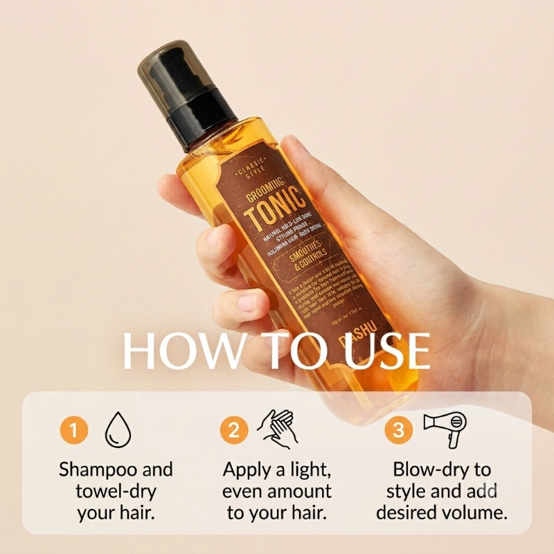 DASHU Classic Style Grooming Tonic Pump Set (+100ml) - Image 9