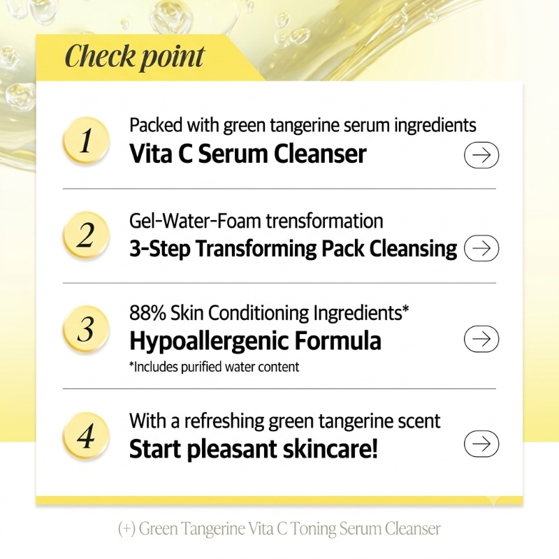 goodal Green Tangerine Vita C Toning Serum Cleanser - Image 4