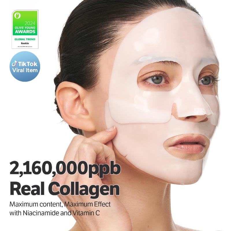 SUNGBOON EDITOR Deep Collagen Niacin-Vita C Brightening Mask 37g x 4ea - Image 2
