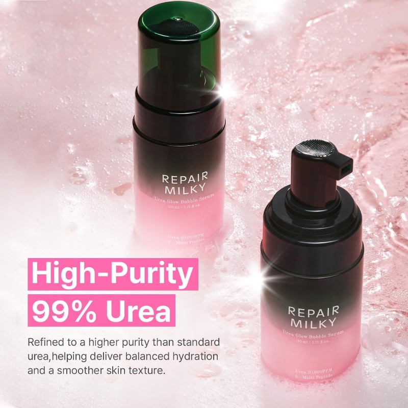 shaishaishai Repair Milk Urea Glow Bubble Serum Set (+Cream 15ml) - Image 6