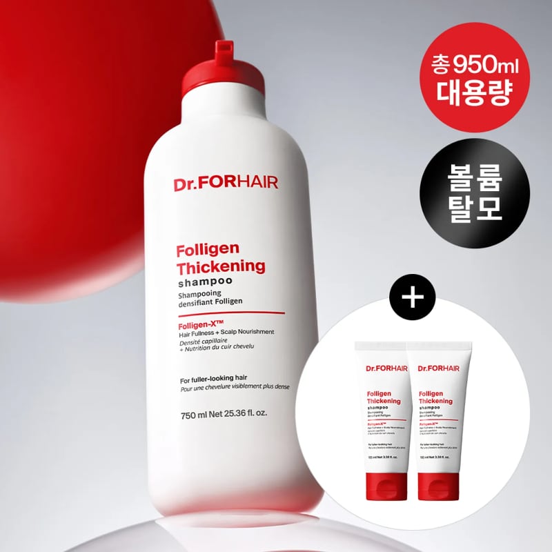 Dr. Forhair Thickening Shampoo 750ml+100ml*2ea