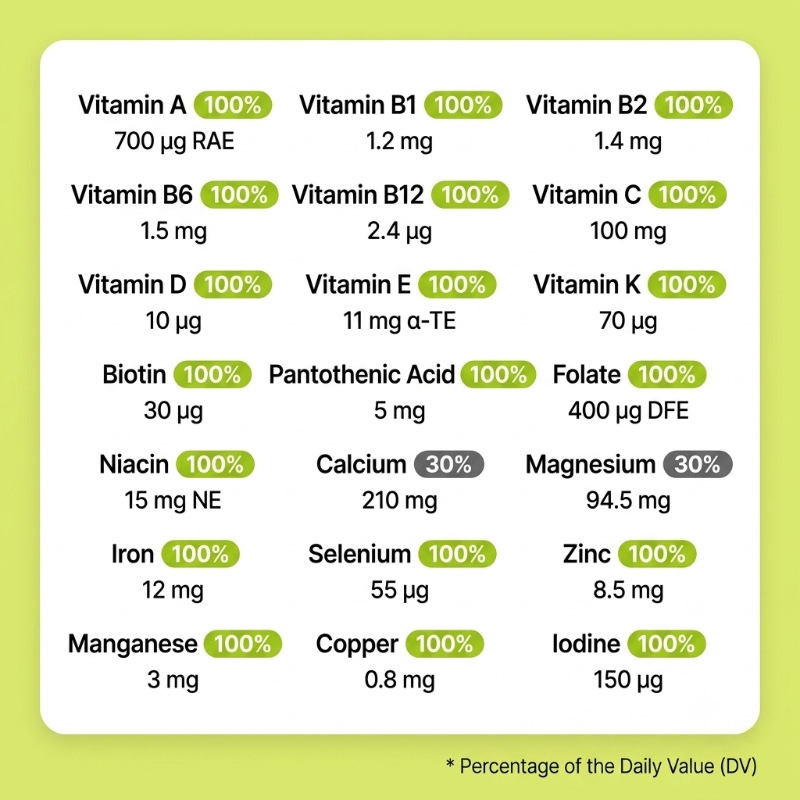 CJ WELLCARE Wellness Routine (Multivitamins & Minerals 30 Tablets) - Image 3