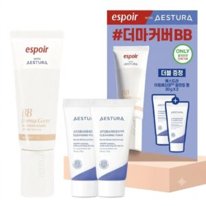 Espoir BB Derma Cover Blemish Balm Set (+Aestura Cleansing Foam)